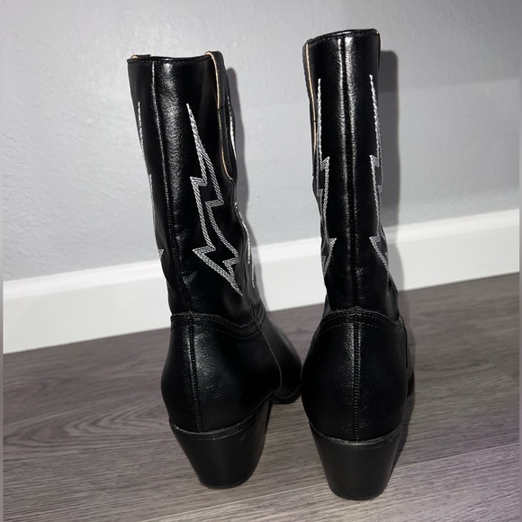 Lightning Black Western (cowboy) Boots - Picture 8 of 12
